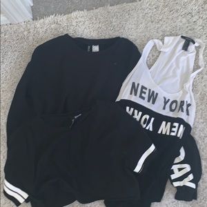 The BLACK & WHITE TRIO (3)